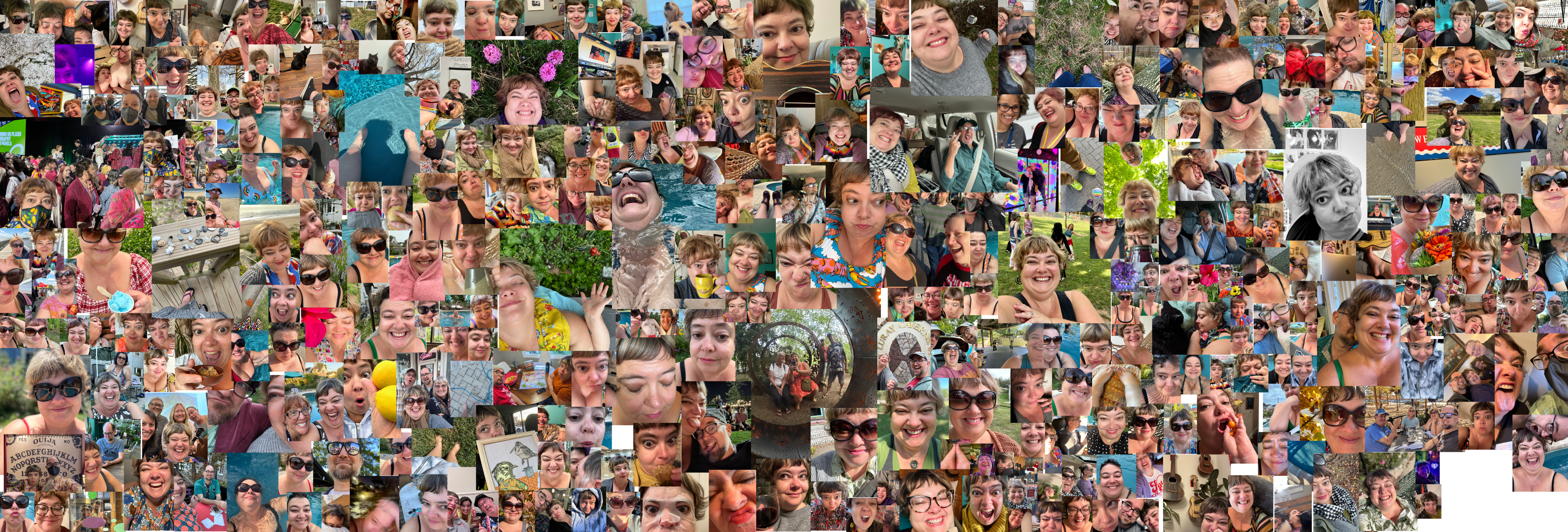 i took 300+ selfies this year